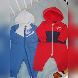 Nike baby boy rompers.